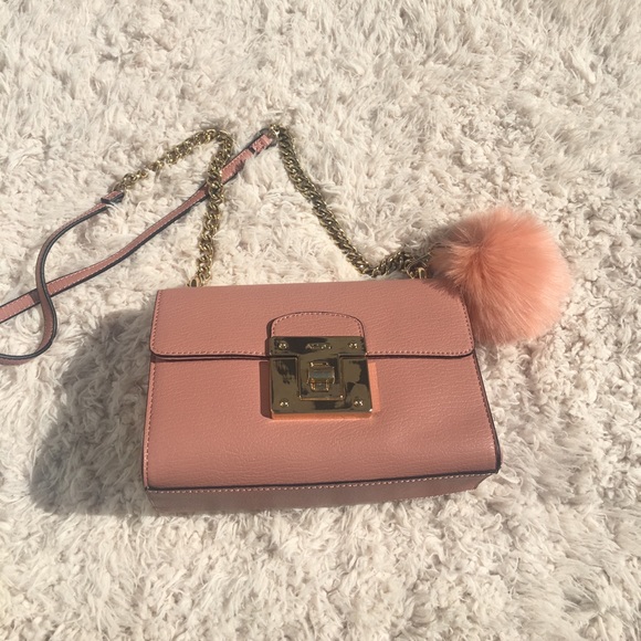 Aldo crossbody bag with pom pom! - Picture 2 of 6